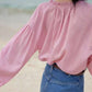Ginette | Blusa a righe sottili – Chic e comfort assicurato 