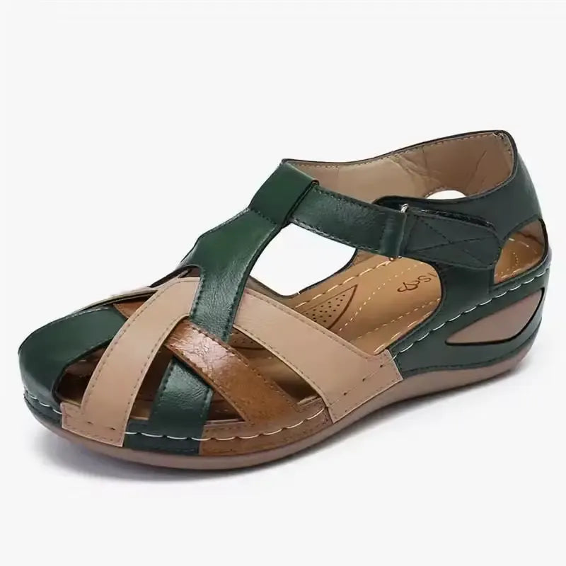 Alma | Sandalias Con Tira Cruzada – Estilo Vintage y Femenino 