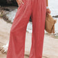 Sandra | Pantalon Palazzo – Talie Înaltă Și Eleganță Fluidă 
